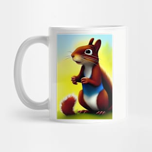 WHO STOLE MY NUT CONFUSED SQUIRREL Mug